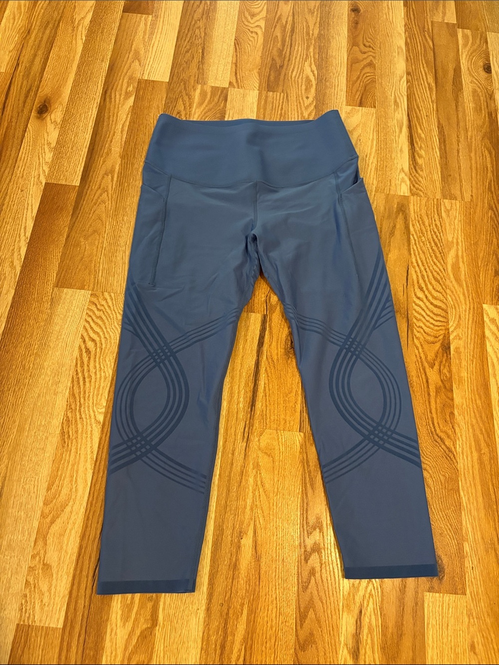 Fanka Cropped Leggings Body Sculpt Wear High Waist w/Pockets